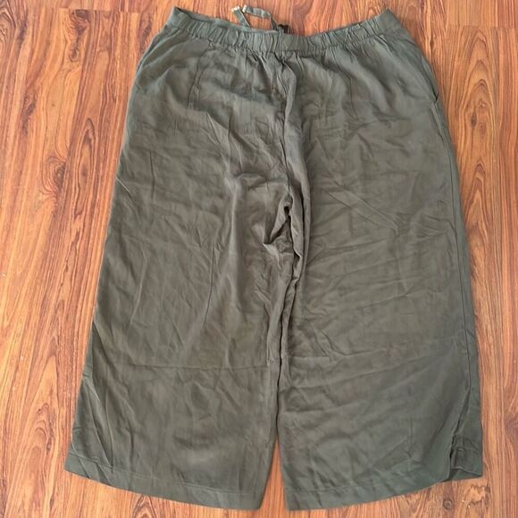 Ann Taylor Capri tan cuffed Capri pants 6 curvy - Picture 4 of 4